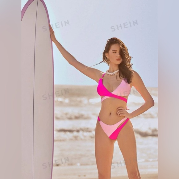 2 pc hot pink bikini | size L - Picture 8 of 8